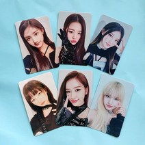 포카 포토카드 시즌그리팅 6 개대 Kpop IVE 새 앨범 일레븐 포토 카드 원 영 유 진 Lomo 팬 컬렉션, [01] OSS238156PCS