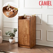 앨비노2 고무나무 430 낮은 틈새 수납장TG_SN0152, 월넛