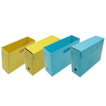 알파 문서보존용상자 F292 7 A4 낱개, [4032420]노랑