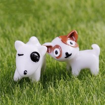 강아지 반려견 피규어 모형 DIY미니어처하우스 동물 만들기, 블랙