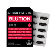 [공식] 뉴트리코어 x Dr 블루션 블러딕스 (혈압 혈당 콜레스테롤 혈행개선), 1개, 60정