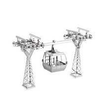 3D 금속 케이블카 모델 키트 조립식 직소 퍼즐 어린이용 장난감 선물, [01] model