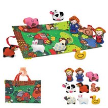 헝겊놀이가방 농장 영아오감놀이 오감퍼포먼스 헝겊인형