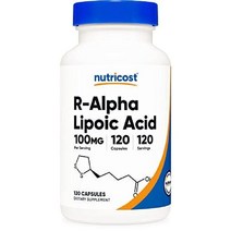 뉴트리코스트 알파리포산 100mg 효능 120캡슐, 1병, 1개, 120개
