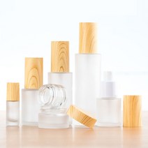 원목무늬 스프레이 크림 유리 화장품 소분 공병 모음, 스프레이_투명용기(50ml), 1개