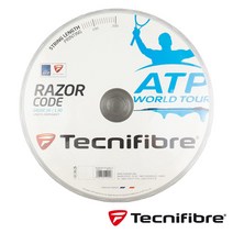 테크니화이버 레이저 코드 1.25mm 1.30mm 테니스 스트링, 카본블랙