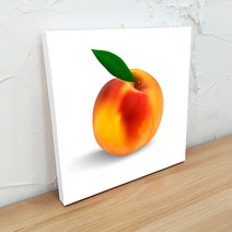 [지몬스터] 복숭아그림 액자 결혼선물 임신 출산 신혼부부선물 거실인테리어 주방꾸미기 소형 대형 캔버스 아크릴제작, 01 캔버스액자
