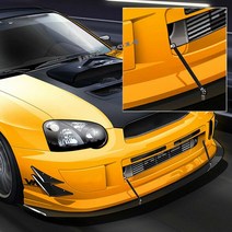 에어댐 호환용 탄소 섬유 조정 가능한 범퍼 립 에어 댐 스플리터 지원 로드 스트럿 2 개/대, 01 75 MM