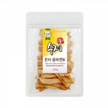 반려견 강아지 애견 수제간식 돈피콜라겐 포 400g 황태 소지라 날개 장각 돼지귀슬라이스, 본상품선택