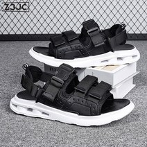 Z3JC 남성 미끄럼 방지 소프트 베이스 캐주얼 코디 여름 남성 스포츠 샌들