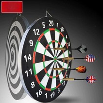 벽걸이 다트 보드판 실내 보드 게임기 휴게실 술집, 옐로우A 10인치(다트 2개)+다트 4개