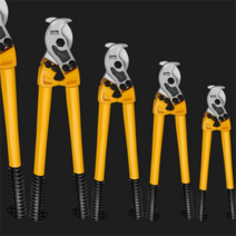 철사 컷팅기 바인더 기계 절단 소형 원형 작업 와이어 철근 전선 휴대용, 이관절 36인치 케이블가위, 1개