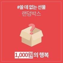 갓샵 쓸데없는선물 럭키 랜덤박스! 싸다 1000원! 쓸모없는선물!, 혼합색상, 1box