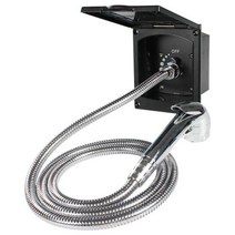 캐러밴 RV 보트 모터 홈용 TYTXRV 블랙 외장 샤워 박스 키트, Shower 300cm hose