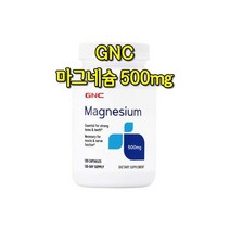 GNC 마그네슘 500mg 120캡슐 4개월분 지앤씨