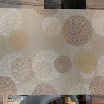 고급칼라안개시트_버블버블 브라운패턴_90x90cm, 단품