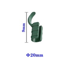 강선활대 비닐하우스활대 10 pcs 8111620mm 온실 필름 고정 스냅 클립 그늘 프레임 파이프 튜브 그물 후프 버클 식물 스테이크 확장 지원을 누르면, 20mm