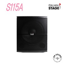 PROEL프로엘 ITALIAN STAGE S115A 15인치 앰프내장 액티브 서브우퍼스피커 700W 헬스장 버스킹 공연장