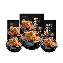 선비찬 뼈다귀감자탕 830g X 3봉 5봉 택일 국내산 우거지 부드러운 목뼈사용 뼈다귀해장국 HACCP, 5팩