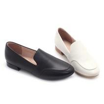 [AK PLAZA] [SAERA] C22P602블랙 아이보리 컴포트 여성로퍼 1.5CM