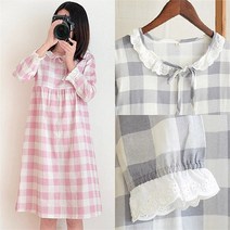 위쉬몰 DT 숙면프릴체크원피스(7167H010) 빅사이즈