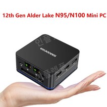 SZ BOX 데스크탑 게이밍 PC 인텔 12 세대 알더 레이크 N95 N100 미니 PC 윈도우 11 인텔 N100 LPDDR5 12GB 인텔 N95 DDR4 16GB, 중국, 유럽 연합, N100 12GB 512GB