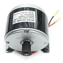 LINGYING MY1016 고속 브러시 모터 벨트 풀리 포함 전기 자전거 E스쿠터 엔진 DC 300W 24V, 24V300W