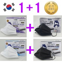 사은품무료드림)그린비 마스크 찐 중형 대형 1+1 국산 3중 KF-AD 화이트 블랙 100매(장당158원) 숨쉬기편한 여름용 MB(멜트브로운)필터 부드러운 감촉 3D입체구조 마스크, 찐중형화이트50매+3중대형화이트50매