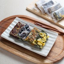 [행복한 떡공방] 찰떡 4종 세트 총 50개입(서리태 콩찰떡 50g x 20개+흑미 견과찰, 상세 설명 참조
