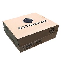 굳센글로벌 GS타일카페트 방염 박스 24개입, GS02 그레이, 1개