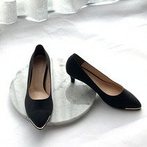 가이아슈 코아라 금장 뱀피 스틸레토 힐 5cm