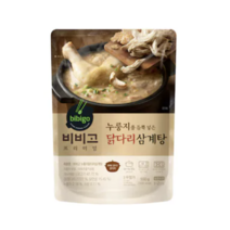 CJ 비비고 누룽지 닭다리 삼계탕 550G, 1개
