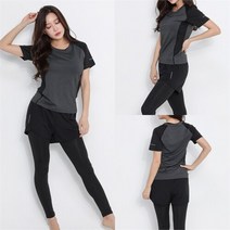 셀러허브(잡화) 스포츠레깅스 트레이닝복 9부 조깅 다이어트 반바지