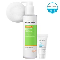 리얼베리어 컨트롤-T 클렌징 폼+폼15g+견본3매(랜덤), 단품, 기타, 기타
