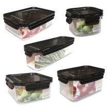 락앤락 비스프리 밀폐용기 트라이탄 사각 냉장고 정리 용기 찬통 반찬통 냉동밥 보관, 직사각(갈색) 910ml, 1개