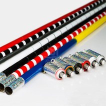 마술도구빛나는 지팡이-금속 7 색 (불타는 횃불에서 지팡이까지) 1 개 마술 트릭 지팡이 무대 환상 속임수, 03 Four color rainbow