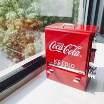 1+1 코카콜라 이쑤시개 자판기 인테리어 소품 집들이 선물 장식품 답례품 기념품 미니어처 굿즈, 레드+블랙