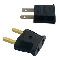 국산 돼지코 어댑터코드110v 220v 콘센트변환플러그, 상품선택, 반대어댑터(둥근형), 1개