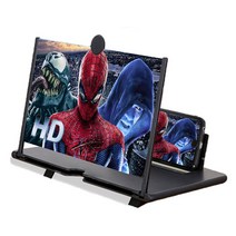 스마트폰 확대스크린 12인치 휴대폰화면거치대 확대기, ea, 블랙