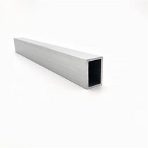 사각 파이프 각 아연 20mm * 30mm * 2mm 사각 튜브 알루미늄 합금 중공 파이프 직사각형 직선 덕트 용기 1, 한개옵션1