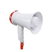 안전요원 목걸이형 메가폰 확성기 비상방송 미니확성, 상세페이지참조