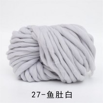 목도리 실 손뜨개 250g 슈퍼 부피가 큰 팔 뜨개질 양모 로빙 니트 담요 청키 원사 뜨개질크로셰카펫모자용 두꺼운 232934, 27유두바이