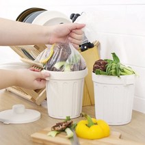 +[복스마켓]+_싱글라이프 냉동보관 밀폐형 미니 음식물 쓰레기통 1L 악취제거 신혼+[BOKS_MARKET]+, 그레이