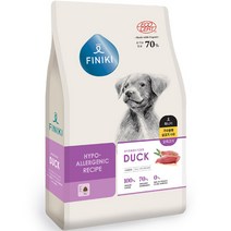 피니키 가수분해 사료 알러지 피부 눈물 개선 건식사료, 2.5kg, 오리, 1