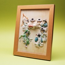 명화 쉬운 그림그리기 그림 산호석 고급 입체형 캔버스 김홍도의 무동ILM, 상세페이지 참조, 상세페이지 참조