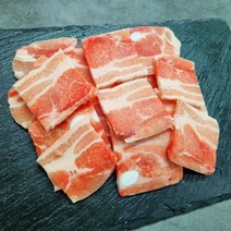 1kg+1kg 행사 냉삼 수입 칠레산 대패삼겹살 냉동삼겹살, 냉동삼겹살(칠레산) 4~5mm 1kg+1kg 2팩