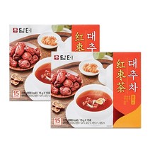 [조한스토어] 담터 대추차 30T (15T X 2개) 스틱 분말, 1세트