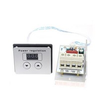 속도조절기 모터속도조절기 ABS 디지털 제어 10000W 화면 디스플레이 교체 전자 전압 속도 온도 조절기 컨, 01  1Pc