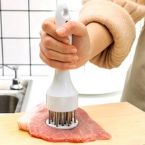 [스킨알엑스]핸디 고기다지기(화이트)/ 스테이크 돈까스 연육기, 단품, 색상:옵션없음