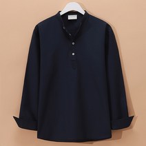 후앙스 남성용 데일리 스탠다드 옥스포드 헨리넥 긴팔 셔츠 GZCP-4922